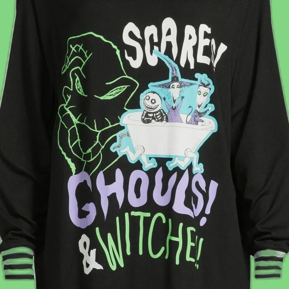 DISNEY Nightmare Before Christmas Women's XS Sleepshirt Socks Set SIZE 0-2 NEW - Picture 4 of 8